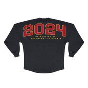 USC Trojans Unisex Black Alumni 2024 Spirit Jersey